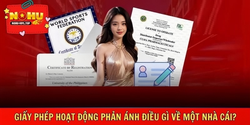 Giấy phép hoạt động thể hiện mức độ minh bạch